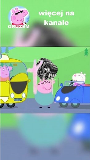 Tata świnka kradnie silnik #shorts #przeróbka #świnkapeppa