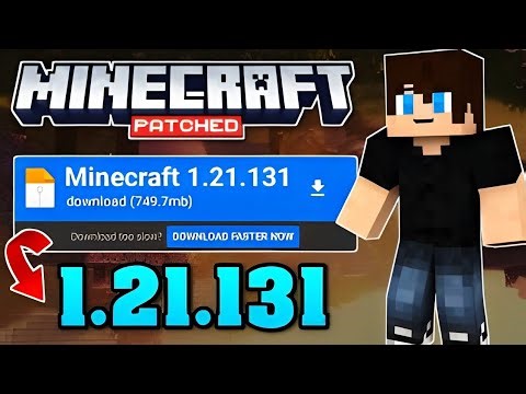 Minecraft 1.21.131.1 Patched Apk Mediafire | Minecraft 1.21.131 Download Review ! Update Review?