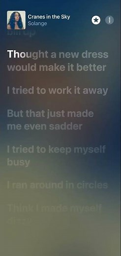 Solange - Cranes In The Sky (Lyrics)