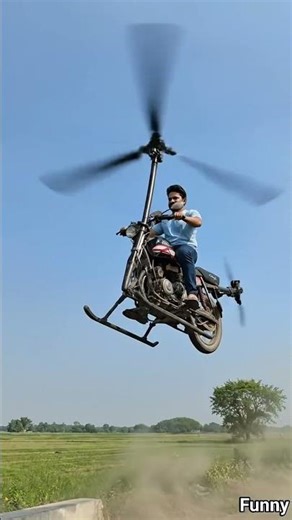 भाई ने बनाया देशी जुगाड बाईक को बनाया हेलिकॉप्टर#yutubeshorts #funny