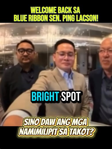 Welcome back Senator Ping Lacson. | PING NA PO