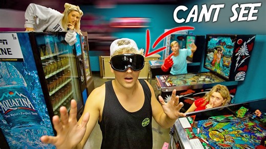 Playing hide and seek while wearing drunk goggle glasses