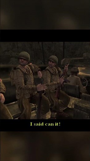 Brooklyn wants to see the Yankees play! (Call of Duty 2: Big Red One)