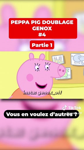 PEPPA PIG DOUBLAGE GENOX #4 😂🐷