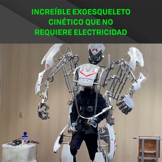 Este exoesqueleto permite moverte de maneras imposibles de lograr para los humanos. Una tecnología cinética de los japoneses Skeletonics / スケルトニクス #exoesqueleto #robótica | Xataka