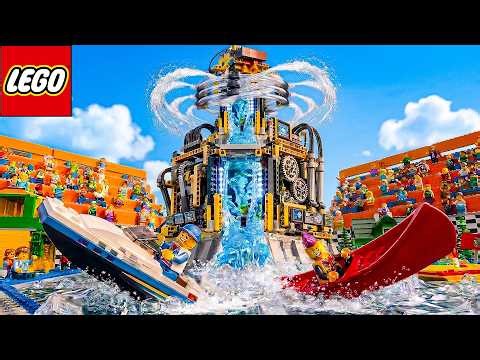 How To Build a Automatic LEGO Water Pump🎰 | LEGO Creative Toys