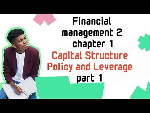 Capital Structure Policy and Leverage | Financial management 2 | Chapter 1 Part 1