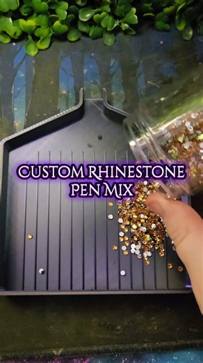 Custom Rhinestone Pen Mix #art #custom #smallbusiness #rhinestones #handmade #diy
