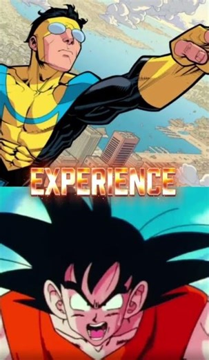 Goku in the fight against raditz vs invincible from season 4 #invencível #invincibleedit #dragonball