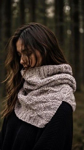 The Harbor Cowl - an infinity scarf/snood knitting pattern by Darling Jadore