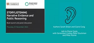 Storylistening: Narrative Evidence and Public Reasoning - Bennett School of Public Policy