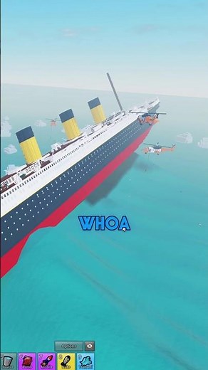 Can TITANIC Survive a TSUNAMI in ROBLOX?