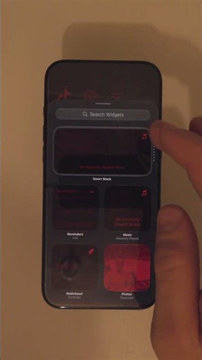 adding widgets to Iphone homescreen