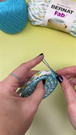 Coiled Crochet with Bernat Fab - Version 2
