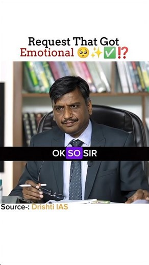 Request That Got Emotional 🥺🥀 | Upsc Interview