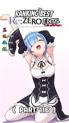 Ranking Best ReZero Edits #anime #rezero #usa
