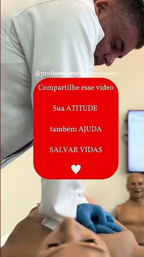 Aprenda salvar VIDAS - RCP no ADULTO #shorts