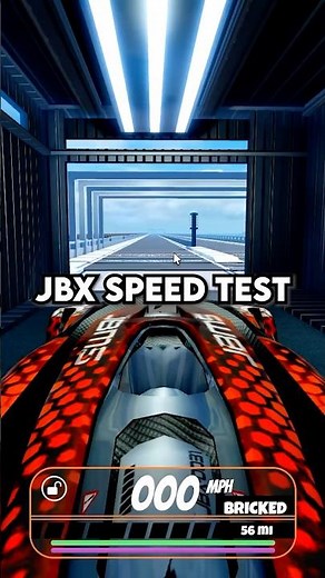 The JBX-0031 Speed Test | Roblox Jailbreak Season 31 #shorts #roblox #fyp #viral