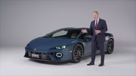 Lamborghini Temerario Design pesented by Mitja Borkert, Design Director