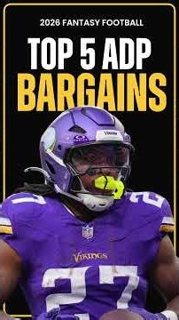 Top 5 ADP BARGAINS You Need to Draft! | Fantasy Football #shorts