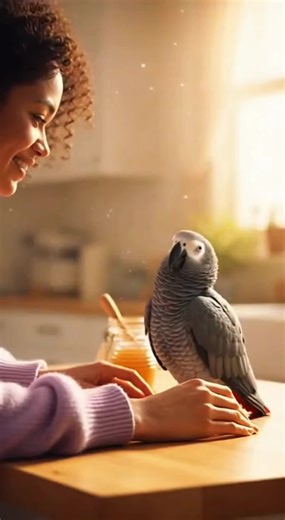 "Disney Parrot Flirts Back 😍🦜 | Cutest Talking Parrot Moment Ever!"#...