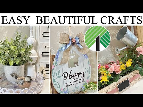 NEW 2025 SPRING (EASY) Dollar Tree DIY Crafts | Heidi Sonboul DIY