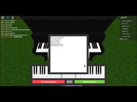 Roblox piano: Undertale melody (sheet in description)