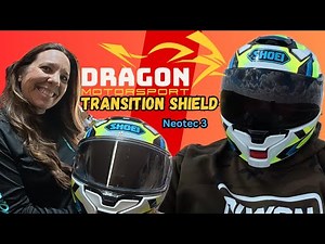 Best Upgrade for the Shoei Neotec 3? Dragon Motorsport Transition Shield