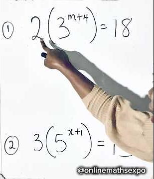 How to solve a Tricky Exponential Equation #viralmathshorts #algebra