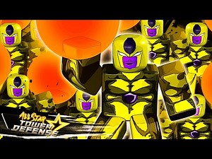 Golden Frieza Army is UNEXPECTEDLY GOD on All Star Tower Defense | Roblox