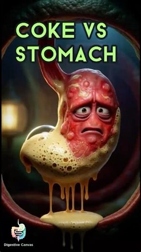 What actually happens inside your stomach when you drink Coke? 😱