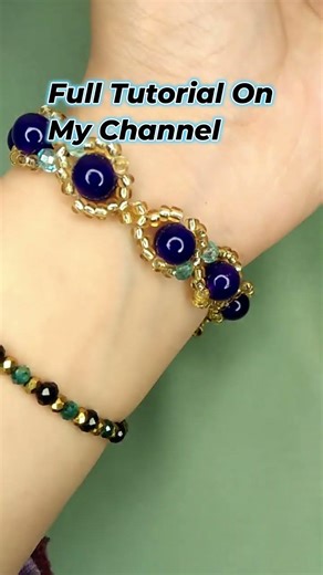 DIY Beaded Jewelry Magic ✨ Handmade Bracelet & Necklace Beading Process #shorts