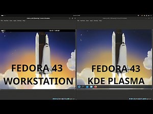 Fedora 43 GNOME vs. KDE