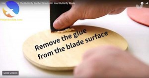 How To Remove Used Rubber in Table Tennis - PingSunday