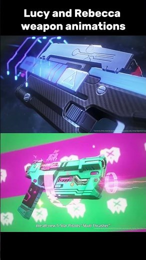 Lucy and Rebecca Weapon Convene Animations [Wuthering Waves x Cyberpunk Edgerunners] #wutheringwaves