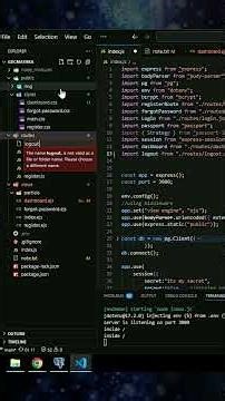 Day09 Short logout Route in #nodejs
