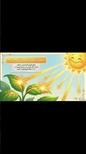 #شرح #عمليه #البناء_الضوئي #علوم #معلومة_سريعة