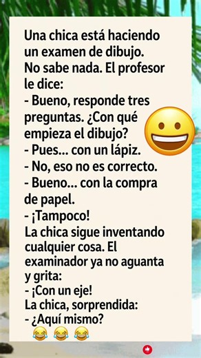 🤣 El examen más divertido de dibujo 😂Final inesperado | Chiste en español #humor #viral #fyp #spaß