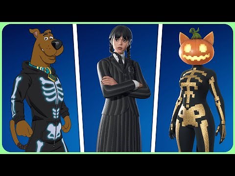 ALL Cosmetics Added in Fortnitemares 2025! (Scooby Doo, Wednesday Addams, + More!)
