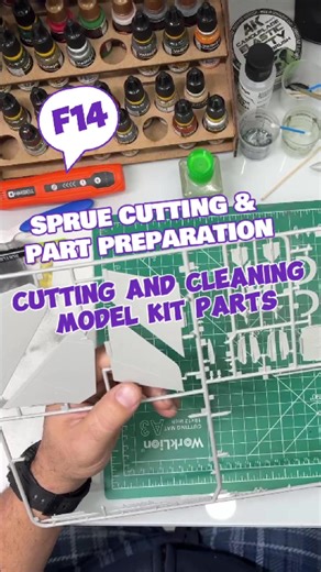 #WorkbenchProjects #ScaleModelKit #MiniatureHobby#ScaleModeling #ModelKit #F14Tomcat #ModelBuilding #SprueCutting #PlasticModels #HobbyTok#ModelMakers