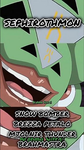 DIGIMON FRONTIER EPISODE 29 | SEPHIROTMON | SNOW BOMBER, BREZZA PETALO, MJOLNIR THUNDER, BRAHMASTRA