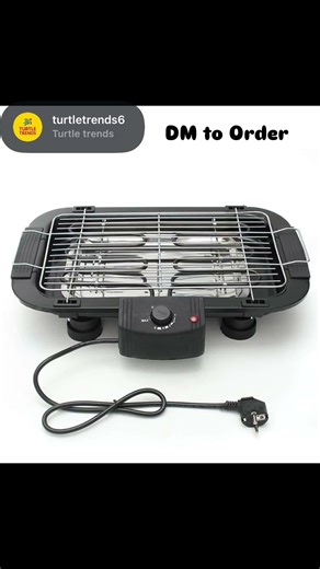 Stainless Steel Smokeless Electric Barbecue Grill 2000W | Indoor/Outdoor Dual-Purpose BBQ & Tandoor