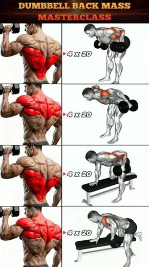 4 Best Back Exercises 💪 | Build a Strong Back FAST 🔥