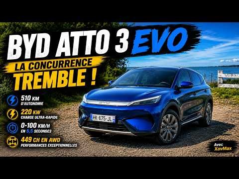 La concurrence va trembler ! BYD ATTO 3 EVO