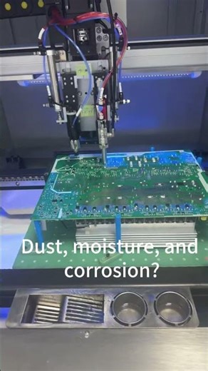 Smart PCBA Conformal Coating Machine in Action | Automated PCB Protection by HuanyuPCB