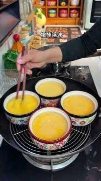 开水蒸蛋0失败教程 2个鸡蛋不要搅散 加150毫升开水 里面在放点山药泥 外嫩里绵 入口即化 大人小孩都爱吃#鸡蛋的神仙吃法 #鸡蛋羹 #山药开水蒸蛋 #研磨器