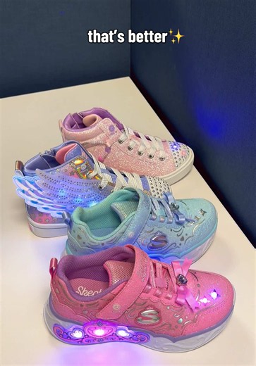 This glow deserves a clean lens✨😍 Shop lighted girls shoes online now! #SkechersKids #Skechers #girlsshoes #lightupshoes #magical
