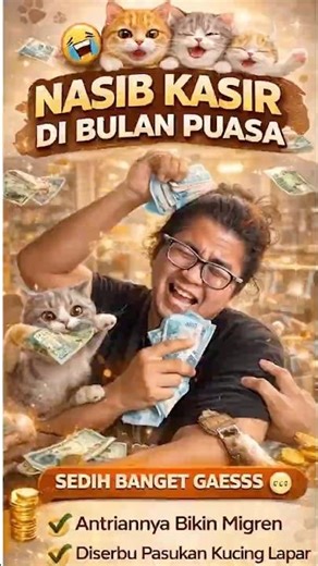 Nasib Kucing Garong di bulan puasa🤣