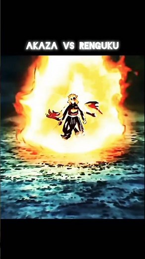 rengoku vs akaza fighting scene ✨ ~ gota only #anime #shortsa