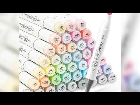 A must-have product #Ohuhu Honolulu 48 Pastel Colors Marker Pen Set Alcohol Art Markers Refillable